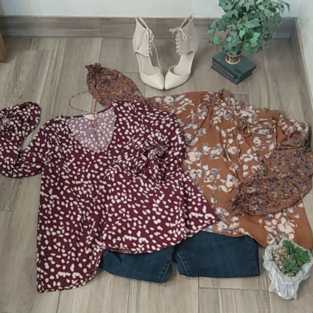 Oversized Blouse Bundle with Free Gift